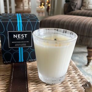 8.1oz Nest candle Mediterranean Fig. Burned approximately 30 minutes paid $65